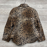 NEW Denim Jacket Animal Print 6-7