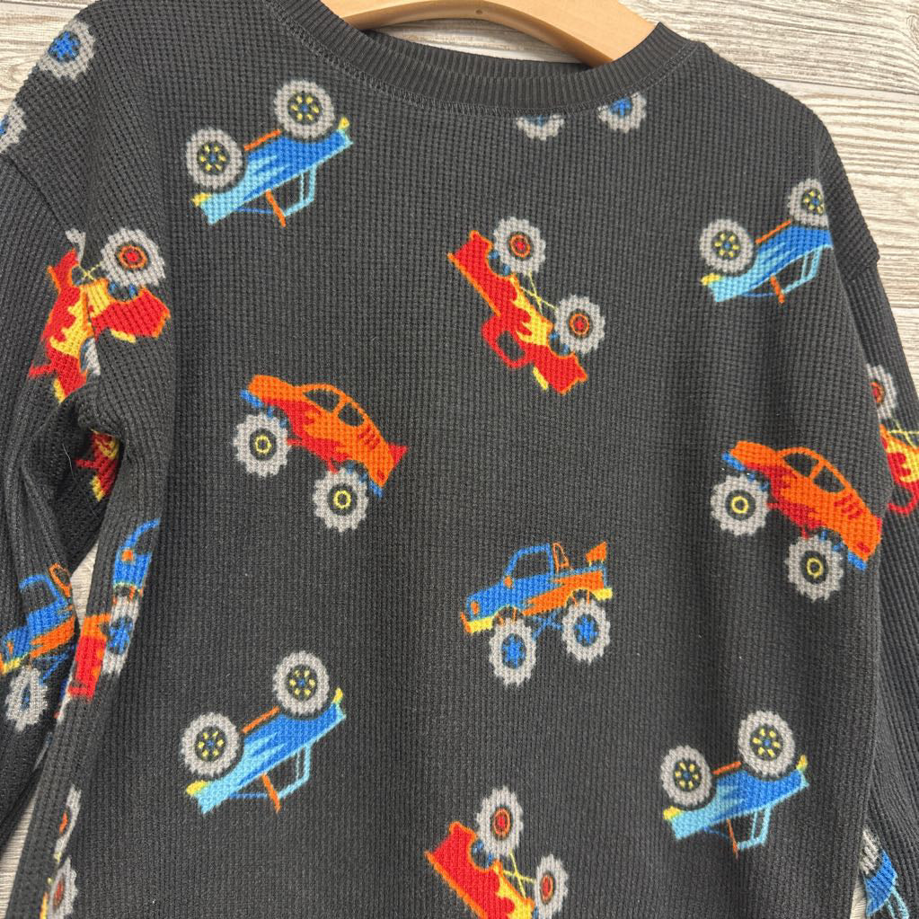 Waffle Knit Monster Trucks 3t