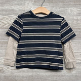 LS Shirt Stripes 3t
