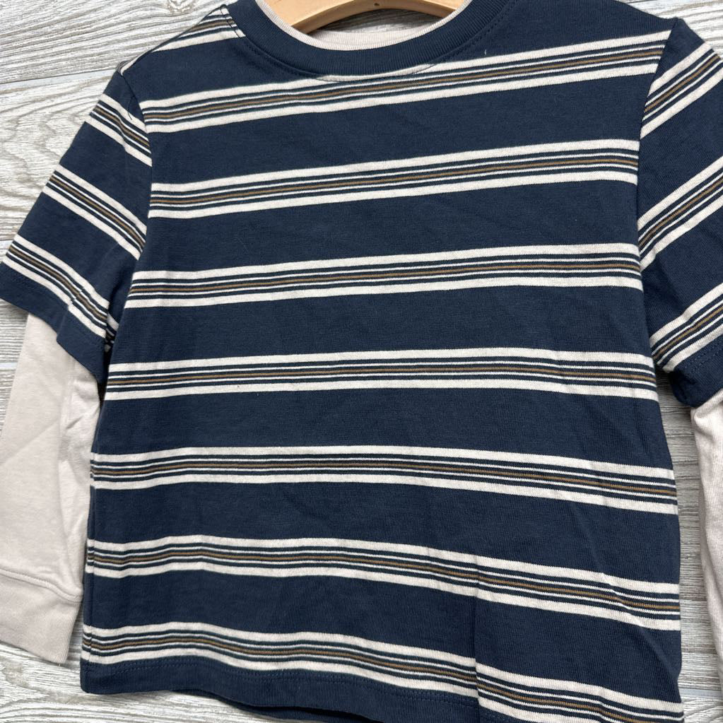 LS Shirt Stripes 3t
