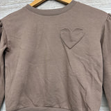 Crewneck Heart Pocket 6x-7