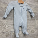 Ribbed Sleep & Play Flowers NB