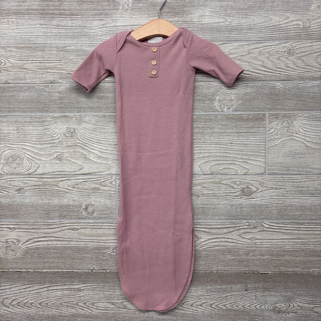 Waffle Knit Gown 0-3