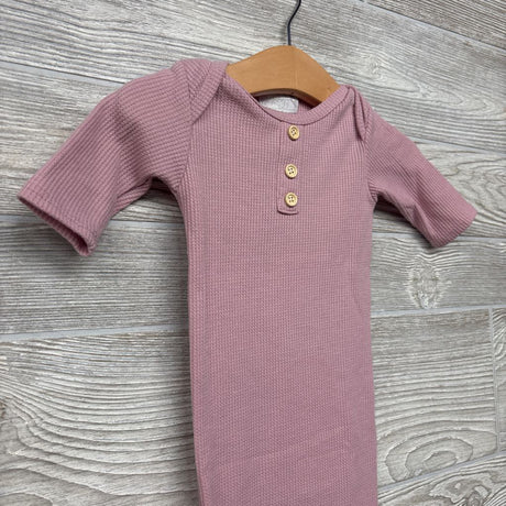 Waffle Knit Gown 0-3
