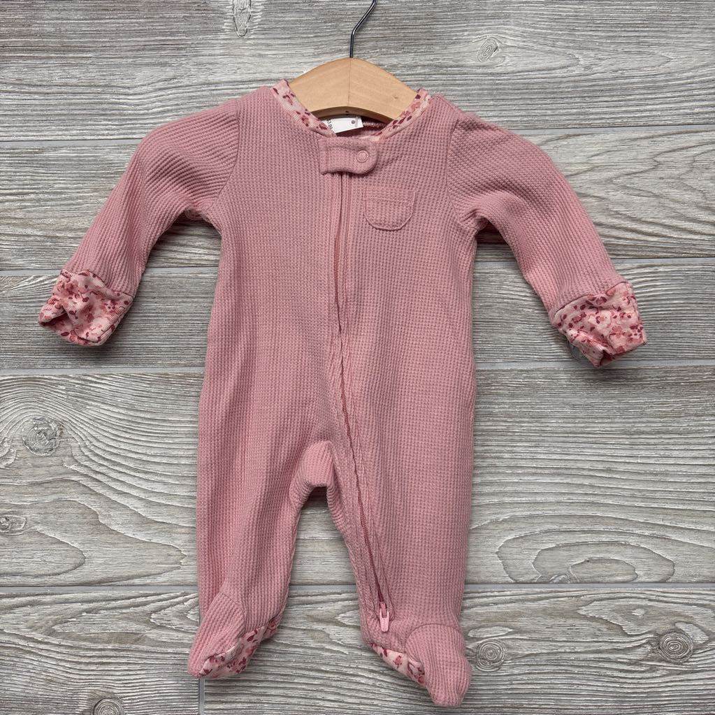 Waffle Knit Sleep & Play Flowers NB