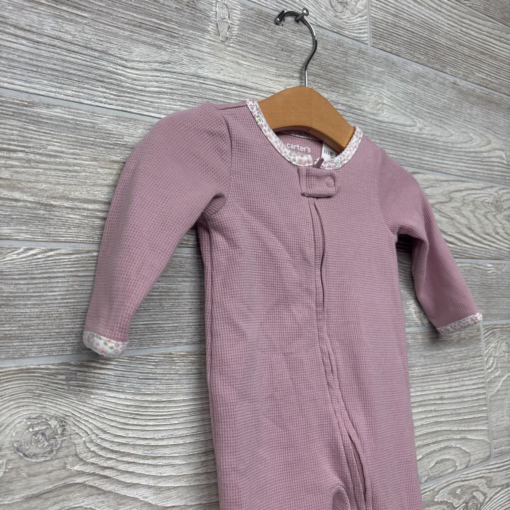 Waffle Knit Sleep & Play Flowers 6M