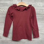 Ribbed LS Shirt Ruffles 4