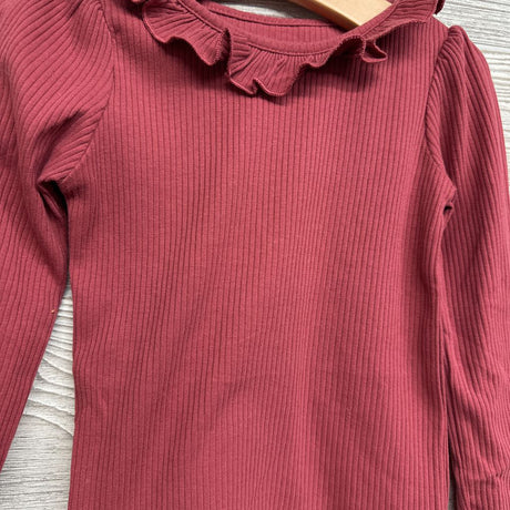 Ribbed LS Shirt Ruffles 4