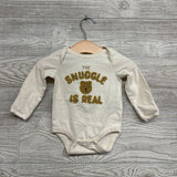 Organic LS Bodysuit The Snuggle Is Real 0-3M
