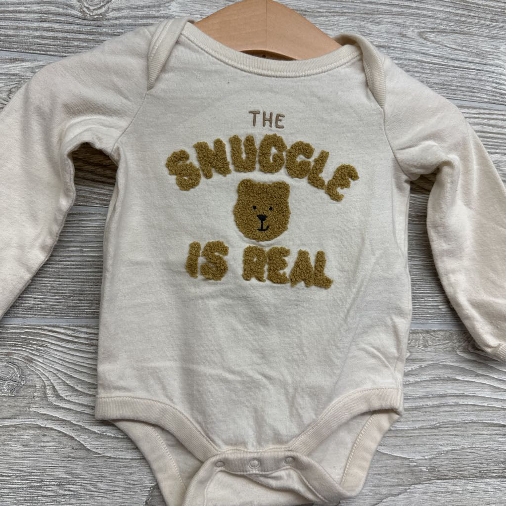 Organic LS Bodysuit The Snuggle Is Real 0-3M