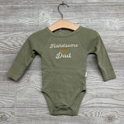 Ribbed LS Bodysuit Handsome Like Dad 6-9M
