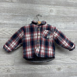 Plaid Shacket Love All 12M