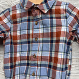 Plaid Button Up Bodysuit 18M