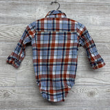 Plaid Button Up Bodysuit 18M