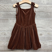 Crushed Velvet Dress Bows On Strap 4-5