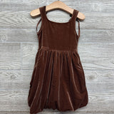 Crushed Velvet Dress Bows On Strap 4-5