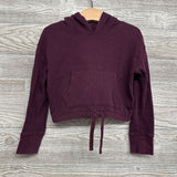 Hooded Waffle Knit Pullover 5