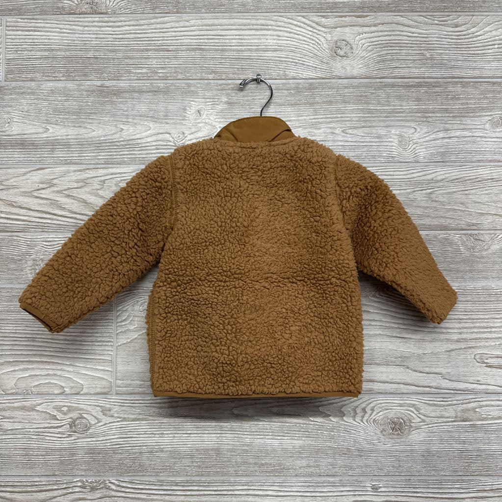Fleece Lined 1/4 Snap Sherpa Pullover 18M