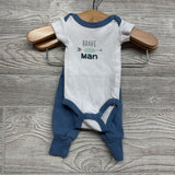 Bodysuit & Pants Brave Little Man Preemie