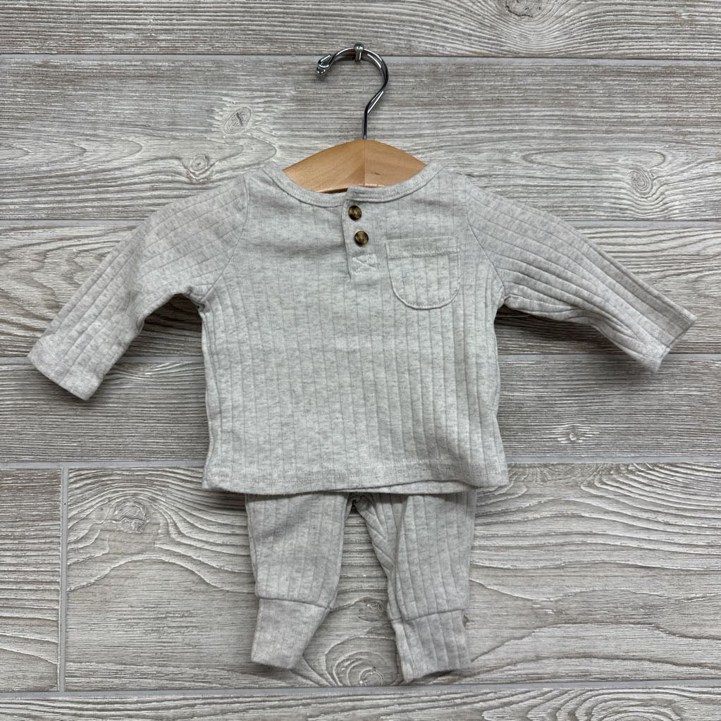 Ribbed Pocket Henley & Pants NB