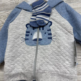 NEW Quilted Jacket, Sweatpants & Socks Tiger 3-6M