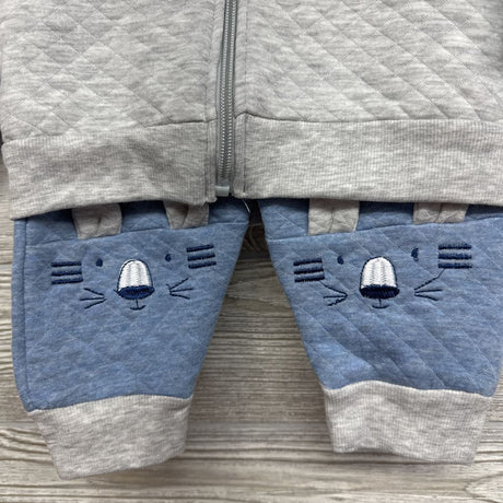 NEW Quilted Jacket, Sweatpants & Socks Tiger 3-6M