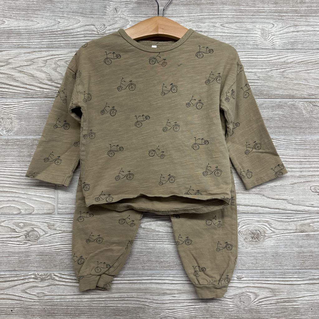 LS Shirt & Pants Bicycles 18-24M