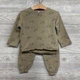 LS Shirt & Pants Bicycles 18-24M