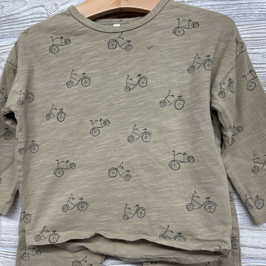 LS Shirt & Pants Bicycles 18-24M
