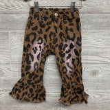 Animal Print Flare Jeans 3t