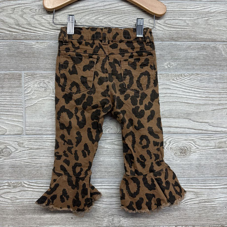 Animal Print Flare Jeans 3t