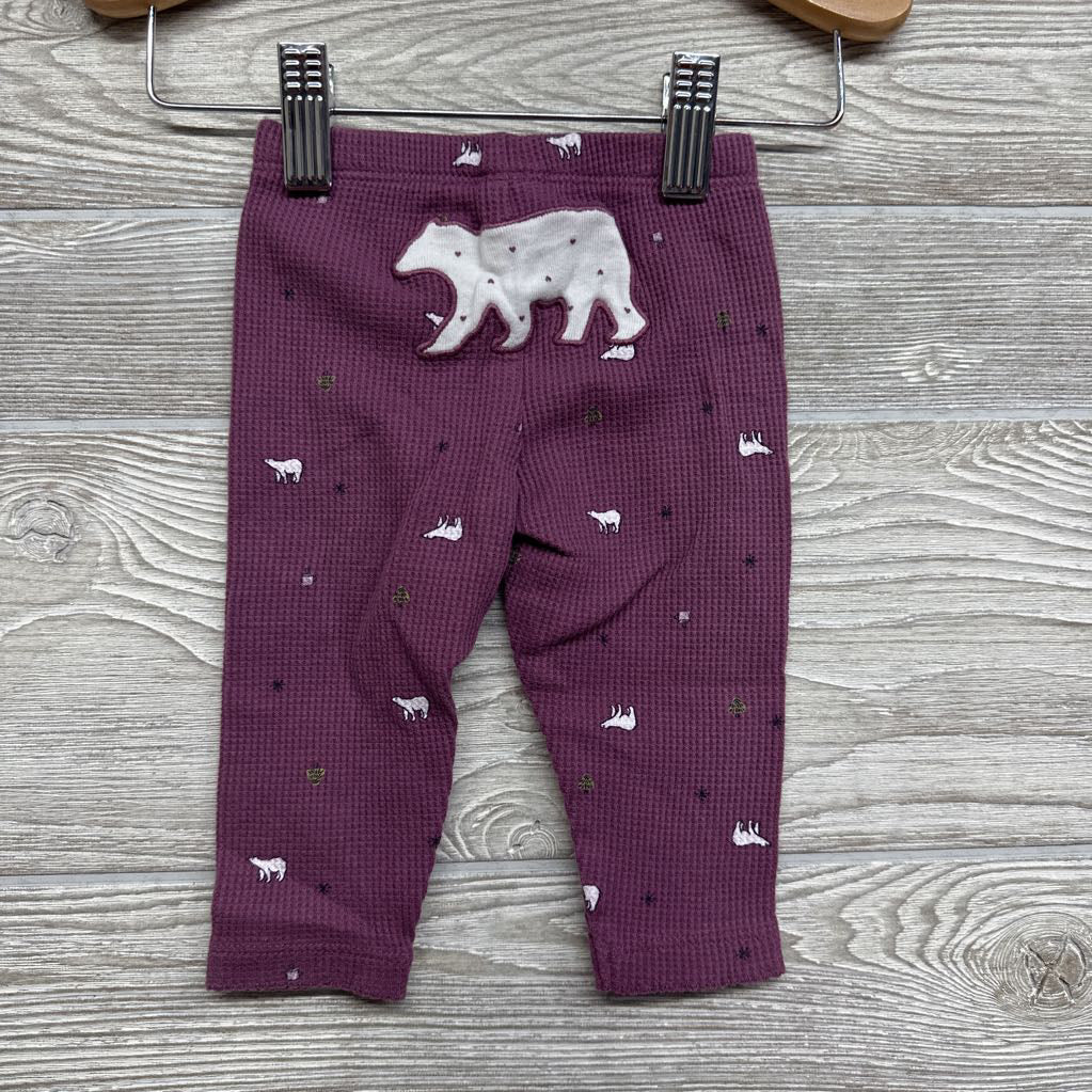Waffle Knit Bodysuit & Pants Bears 6M
