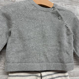 Sweater Shirt & Pants Stripes W/ Booties 6-12M