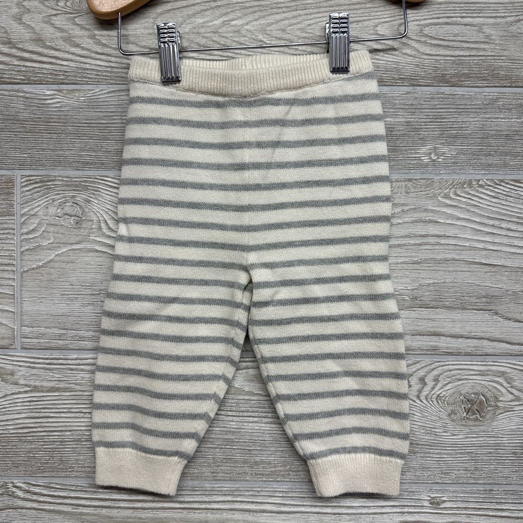 Sweater Shirt & Pants Stripes W/ Booties 6-12M