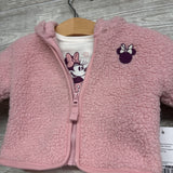NEW Sherpa Jacket, Bodysuit Minnie Mouse & Ribbed Pants 3M