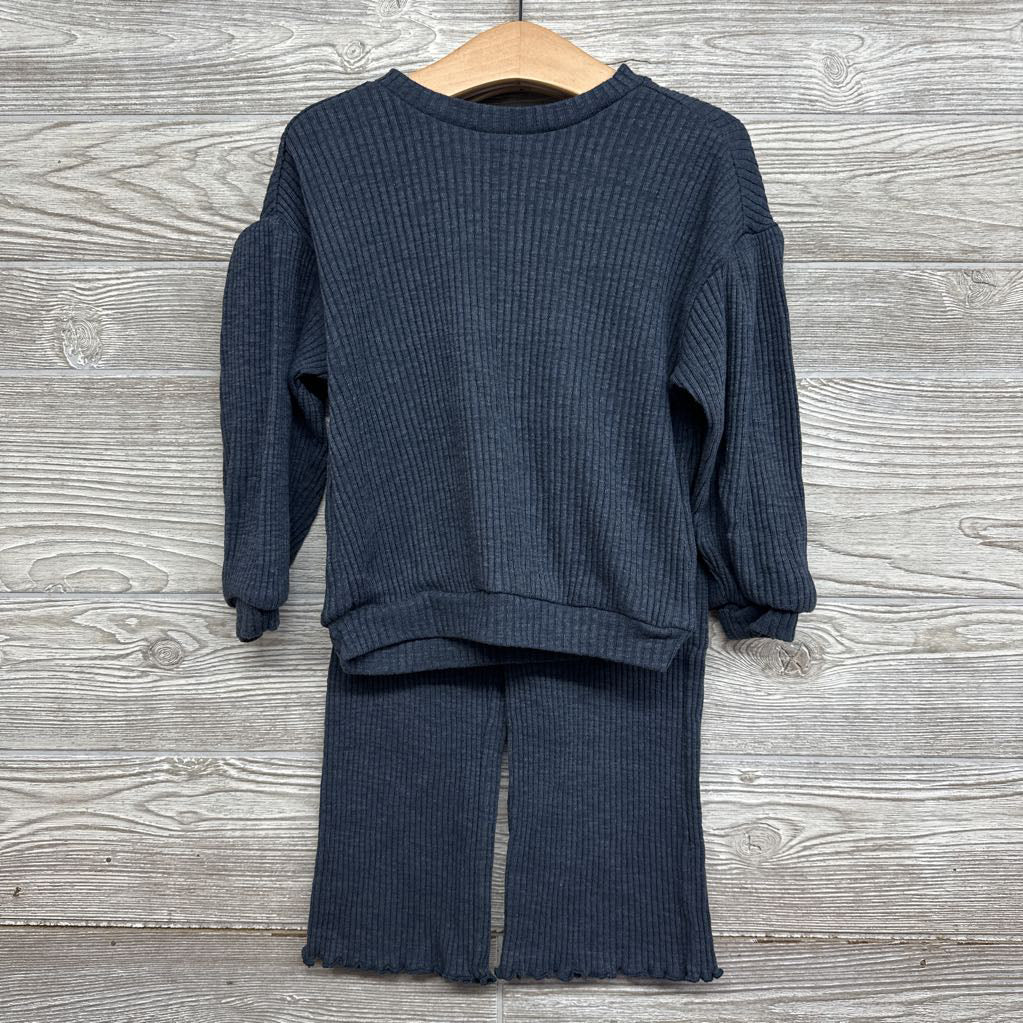 Ribbed Shirt & Pants 4t
