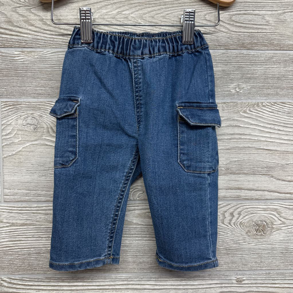 Cargo Pull On Jeans 6M