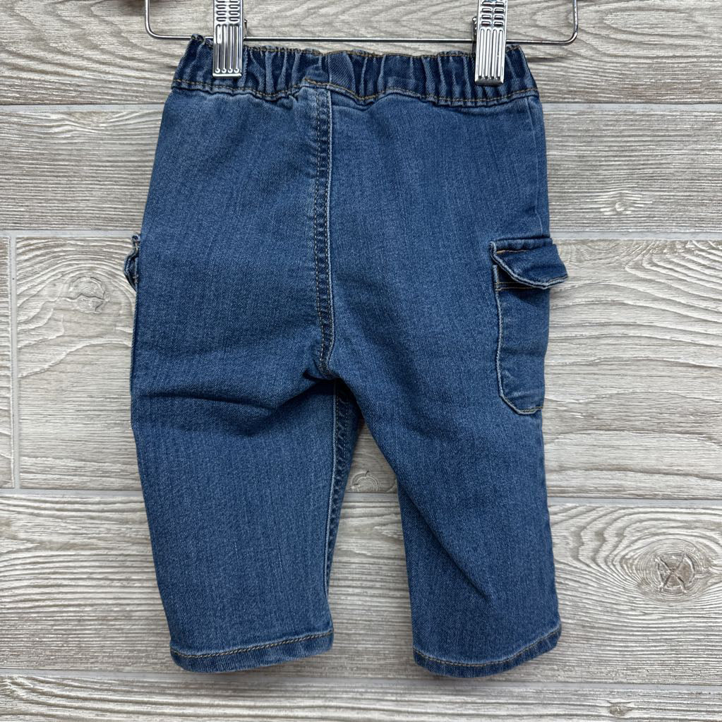 Cargo Pull On Jeans 6M