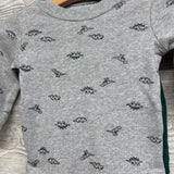 LS Bodysuit Dinosaurs & Sweatpants 6M