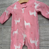 Blanket Sleeper Unicorns 0-3M