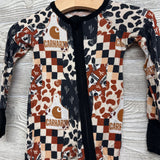 Bamboo Outfit Animal Print, Carhartt Checkered 3-6M