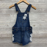 Denim Shortalls Flowers 16