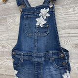 Denim Shortalls Flowers 16