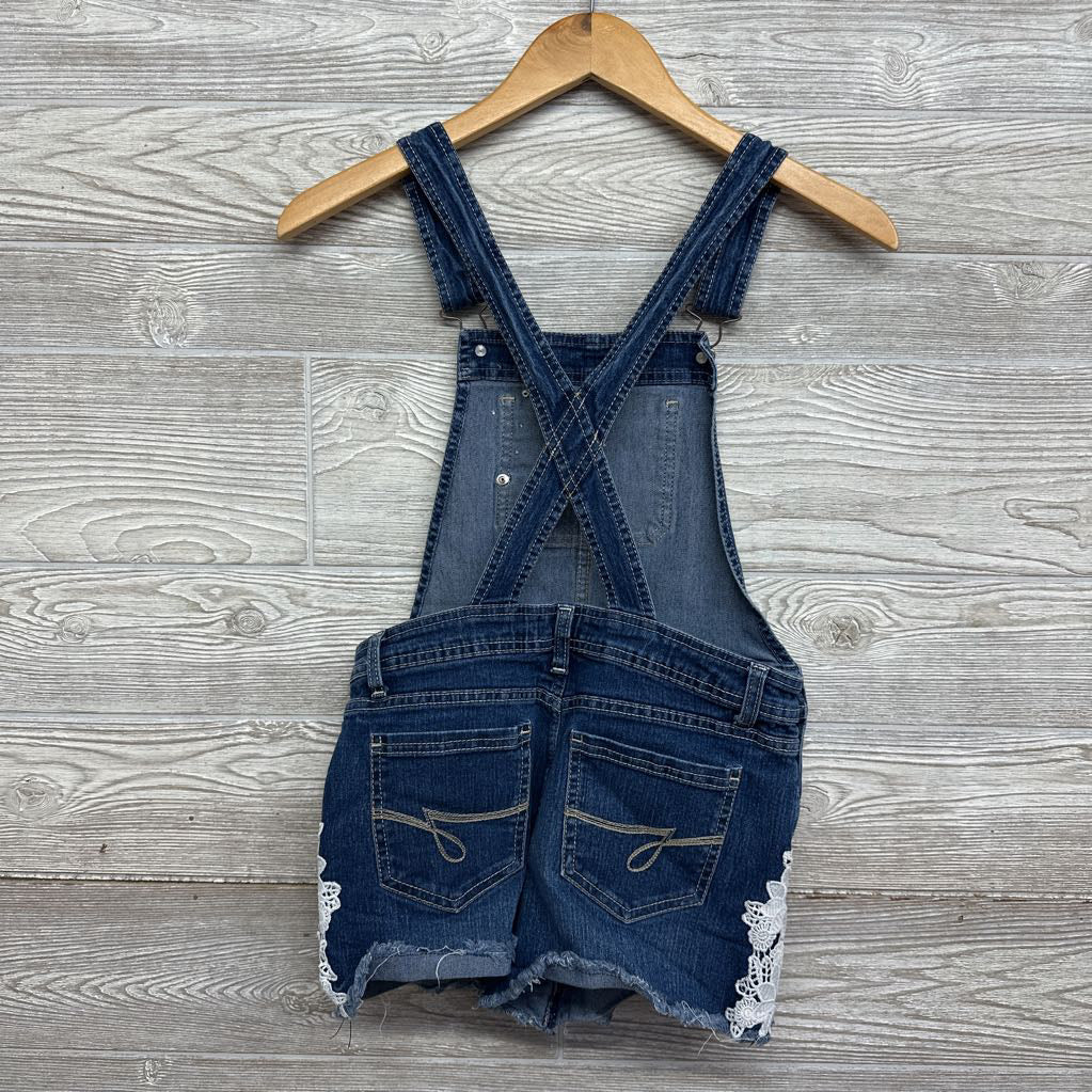 Denim Shortalls Flowers 16