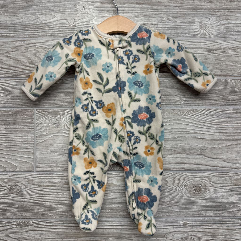Blanket Sleeper Flowers 0-3M