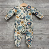 Blanket Sleeper Flowers 0-3M