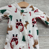 Blanket Sleeper Santa, Trees & Reindeer Nb