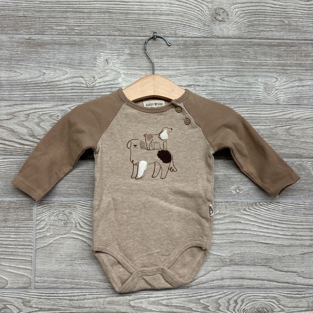 2 Pk Bodysuits Dogs 6-9M