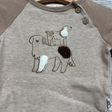 2 Pk Bodysuits Dogs 6-9M