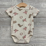 2 Pk Bodysuits Howdy Honey 6-9M